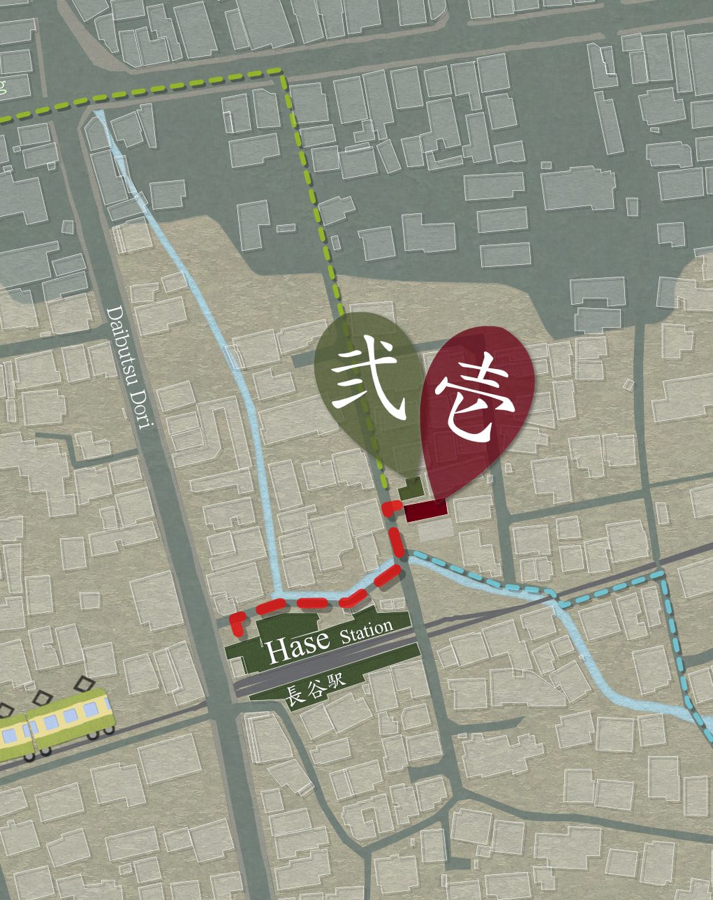 鎌倉こころのギャラリー館の拡大地図